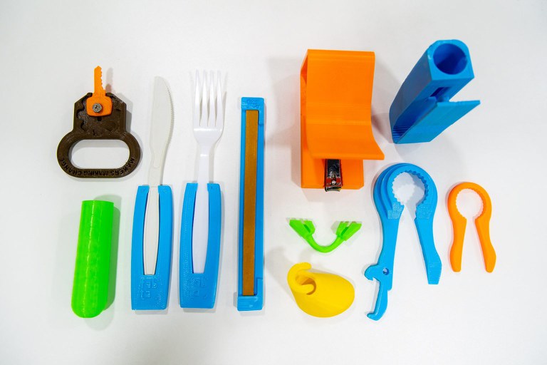 Objetos impressos em 3d para acessibilidade