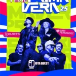 Cartaz colorido do 1º Festival da Primavera em Rio Bonito, que acontece de 3 a 5 de outubro, no Espaço de Eventos da Mangueirinha. As atrações principais são Dilsinho, Mari Fernandez e Jota Quest. No rodapé, constam os logotipos do Governo do Estado do Rio de Janeiro, Prefeitura de Rio Bonito e Secretaria de Cultura.