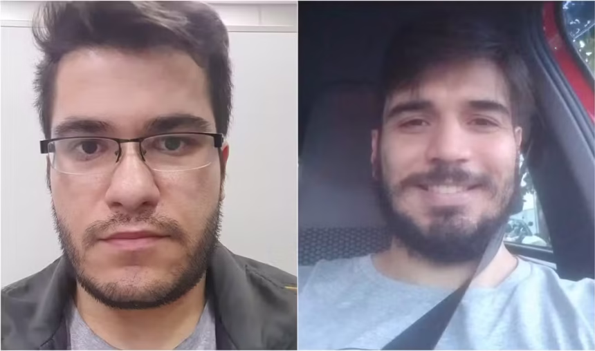 Imagem ilustrativa de dois homens lado a lado, um deles vestindo terno azul e outro camisa branca, representando candidatos com autismo.