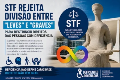 Banner sobre a divisão de defciências